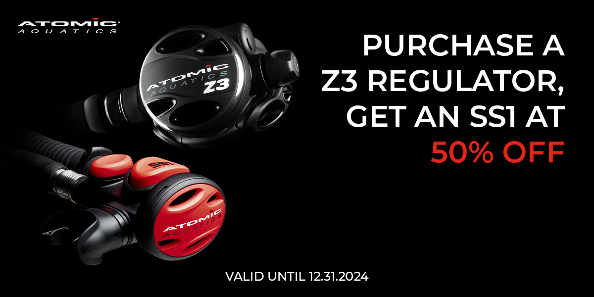 Purchase an Atomic Z3 regulator, get an SS1 at 50% off