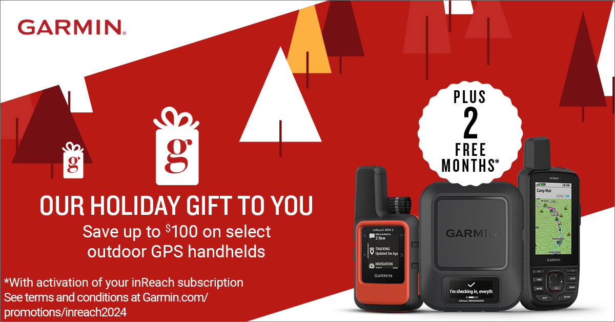 Save up to $100 on select outdoor GPS handheld devices